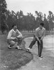 Dean Martin and Jerry Lewis golfing classic portrait photo print