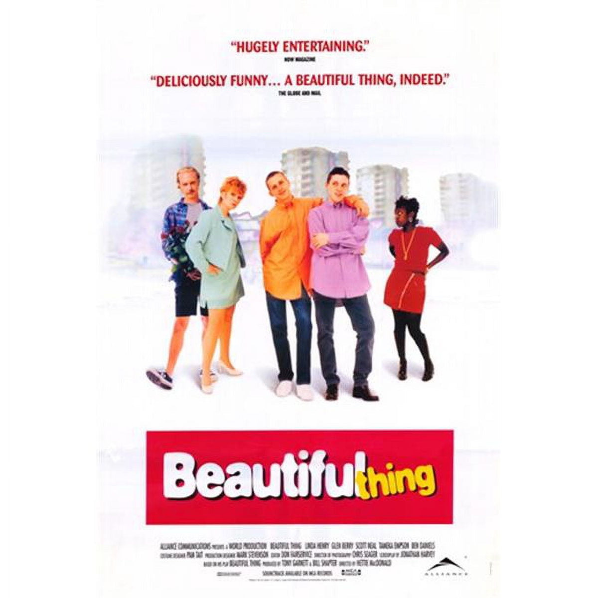 Beautiful Thing movie poster 11x17 print featuring vibrant cinematic imagery.
