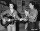 Dean Martin and Ricky Nelson on the set of Rio Bravo photo print