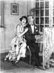 Fred Astaire playing piano black and white photo print