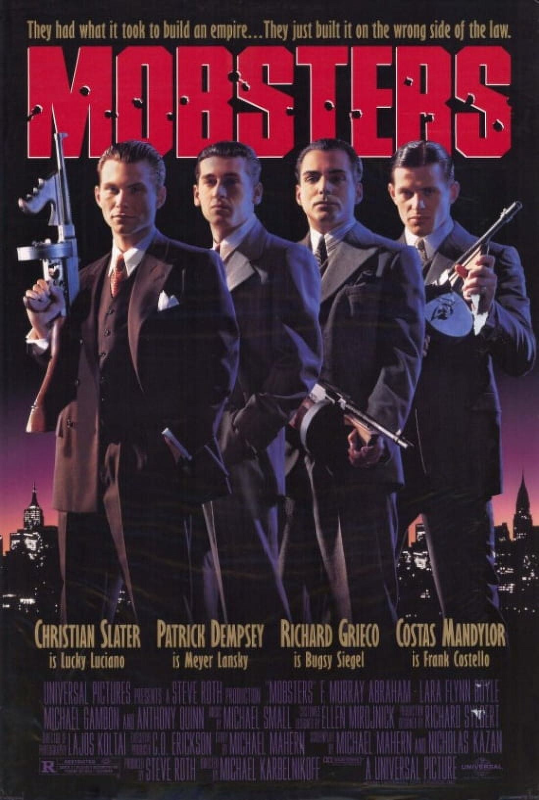 Mobsters Movie Poster - Classic Crime Film Art Print 11x17