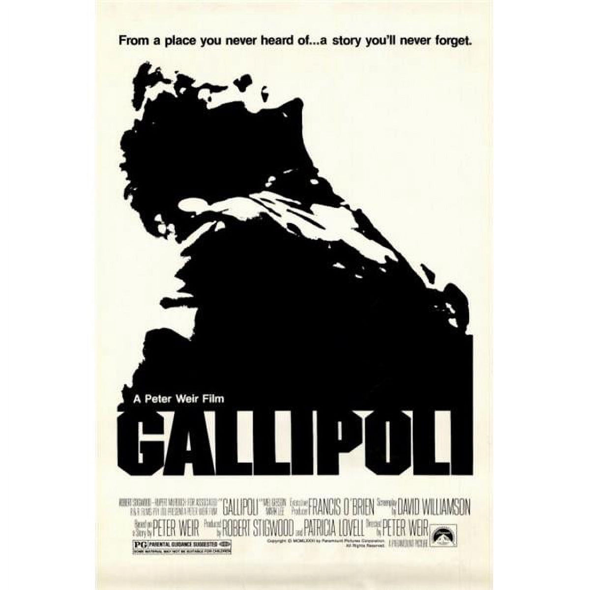 Gallipoli Movie Poster Print 27x40