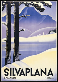 Silvaplana Poster Print showcasing stunning landscape art.
