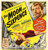 The Moon and Sixpence movie masterprint poster featuring Elena Verdugo and George Sanders, 11x17 size.
