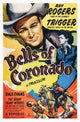 Bells of Coronado movie poster featuring Roy Rogers and Dale Evans