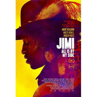 Jimi: All is By My Side movie poster print showcasing vibrant colors and iconic imagery.