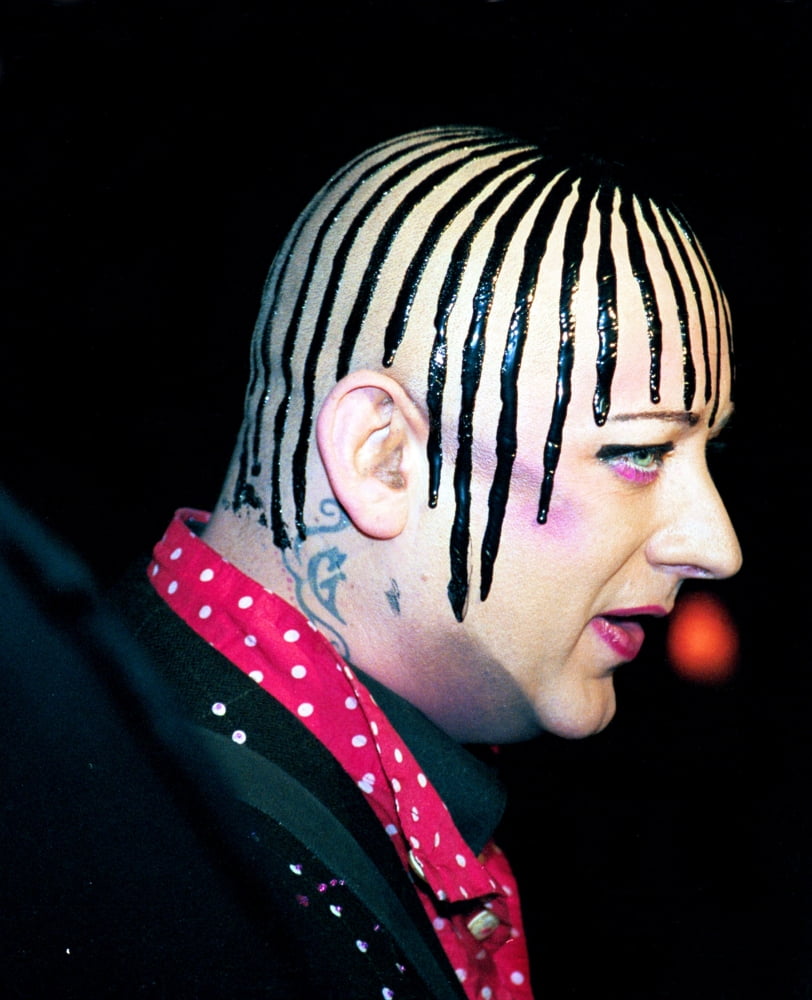 Boy George dressed as Leigh Bowery performance art print
