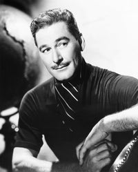 Rocky Mountain 1950 photo print featuring Errol Flynn against a stunning mountain backdrop.