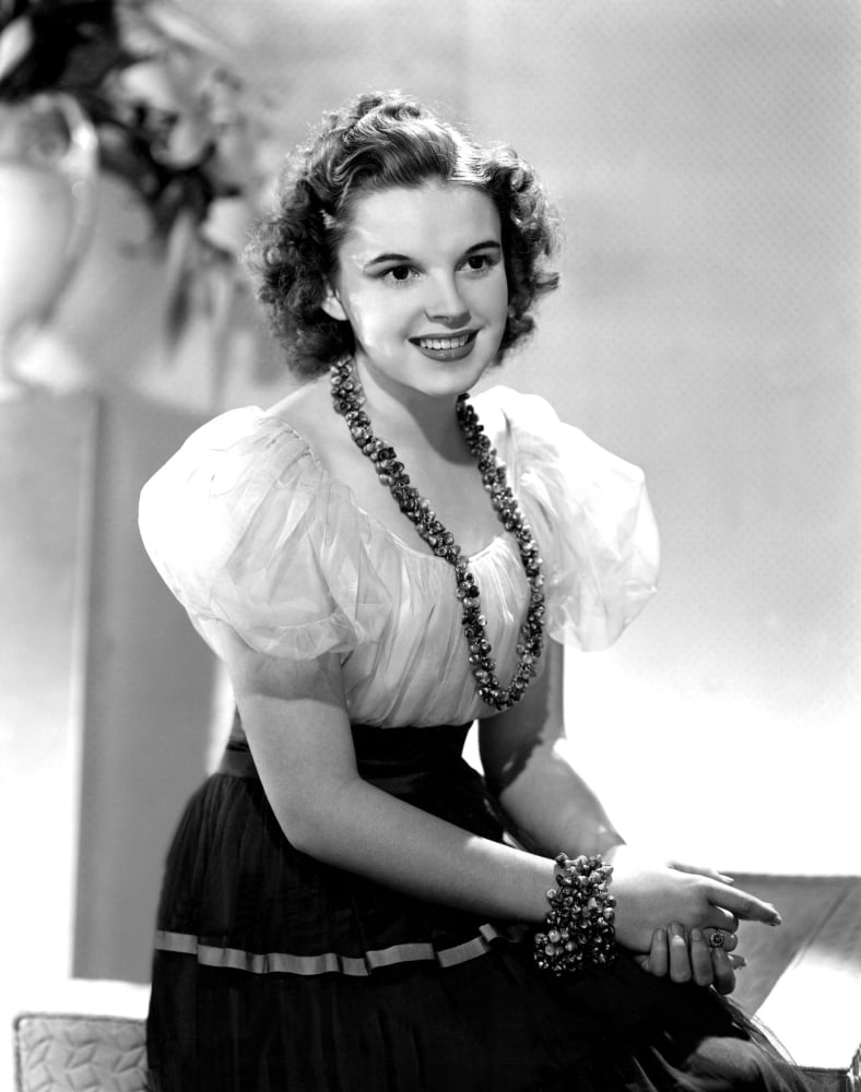 Judy Garland portrait photo print in 8x10 and 24x30 sizes.