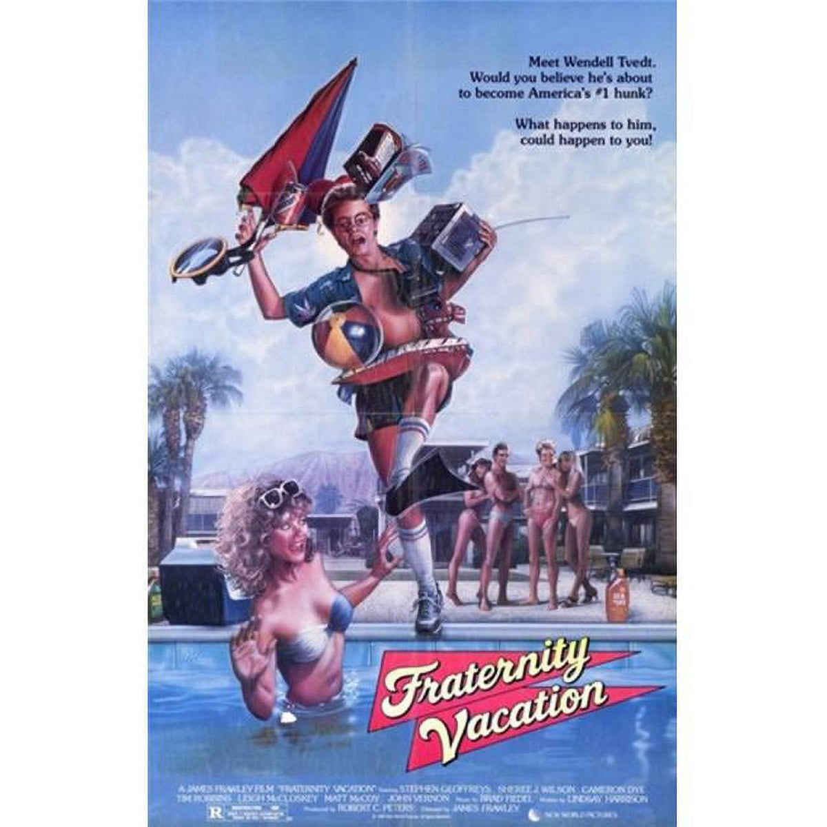 Fraternity Vacation Movie Poster 11x17 - Classic Comedy Decor