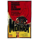 Mothra movie poster print featuring vibrant colors and classic film art.