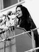 Coretta Scott King delivering a speech during the Memphis March photo print.