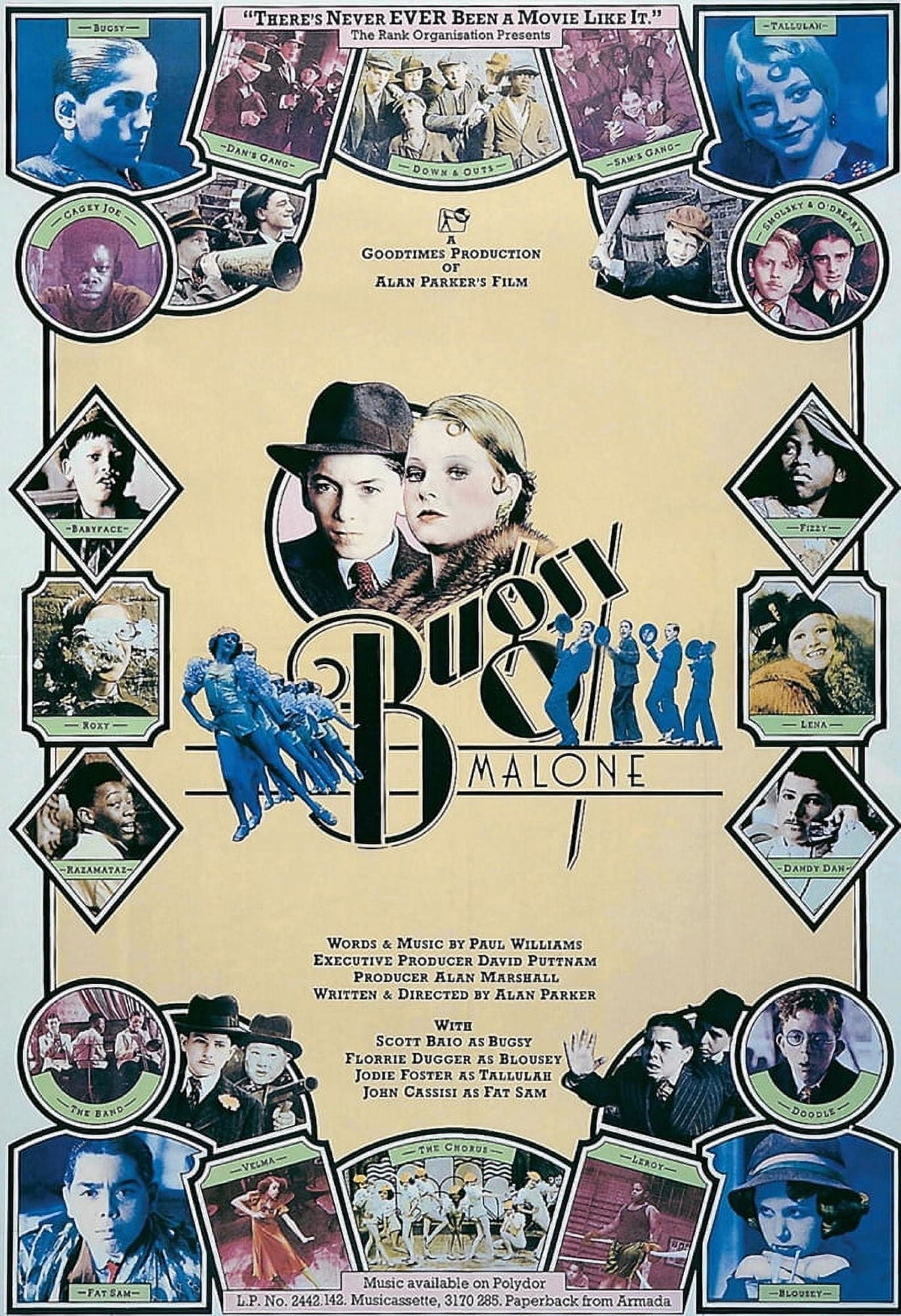 Bugsy Malone Movie Poster Masterprint - Classic Cinema Art