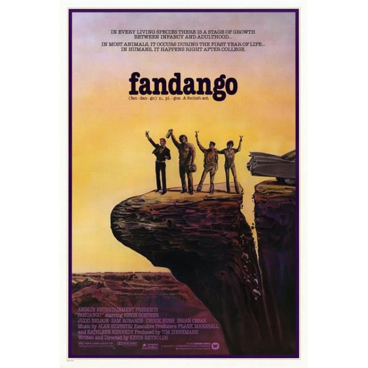 Fandango Movie Poster Print 27x40 - Classic Film Art