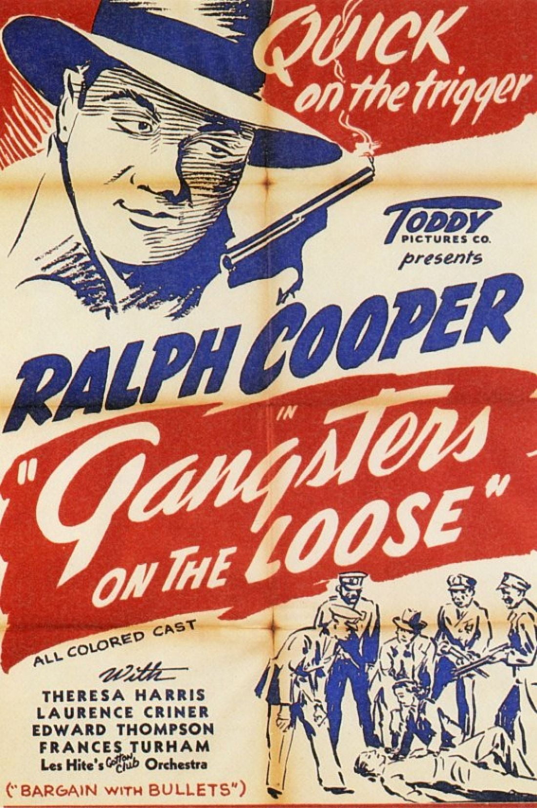 Gangsters on the Loose movie poster in 11x17 size.