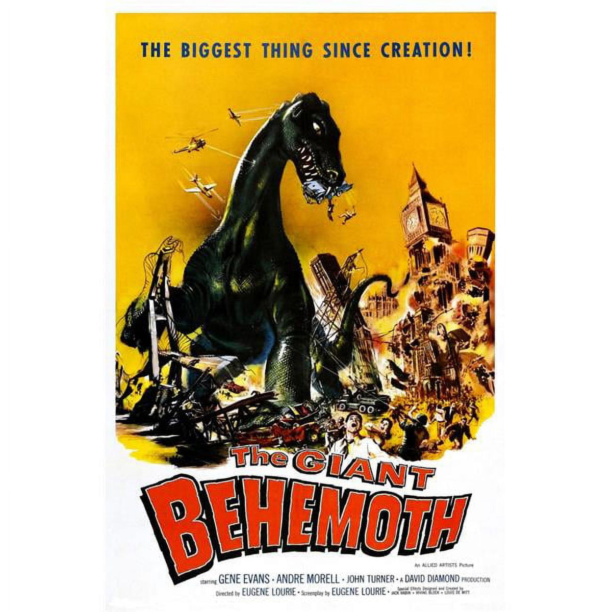 The Giant Behemoth 1959 Movie Masterprint Poster