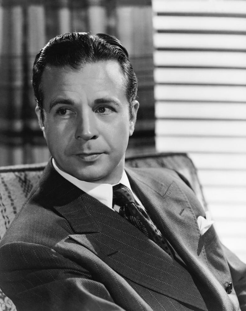 Vintage photo print of Dick Powell from the 1944 film 'Meet The People'.