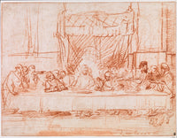 The Last Supper poster print inspired by Leonardo da Vinci