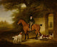A Chestnut Hunter by John Ferneley poster print showcasing equestrian art.