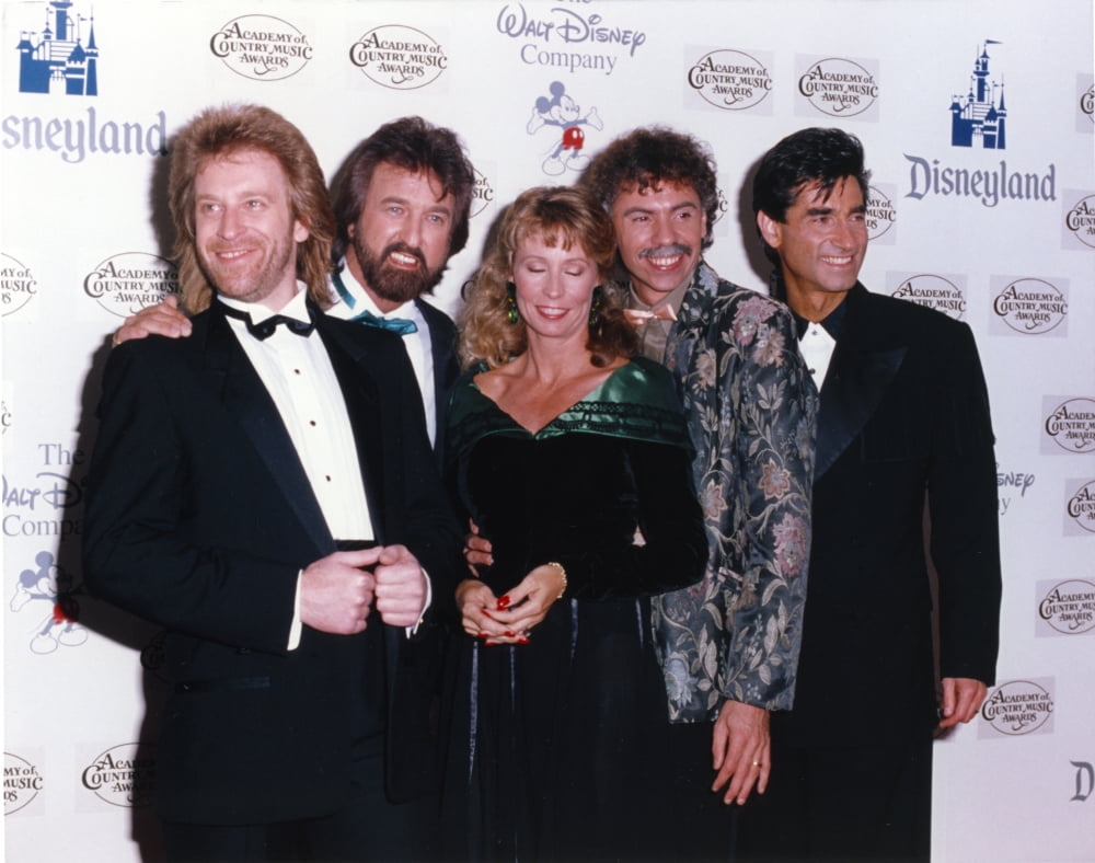 Oak Ridge Boys group photo print in formal attire, capturing the essence of country music.
