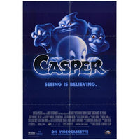 Casper movie poster print 27x40 featuring the friendly ghost.