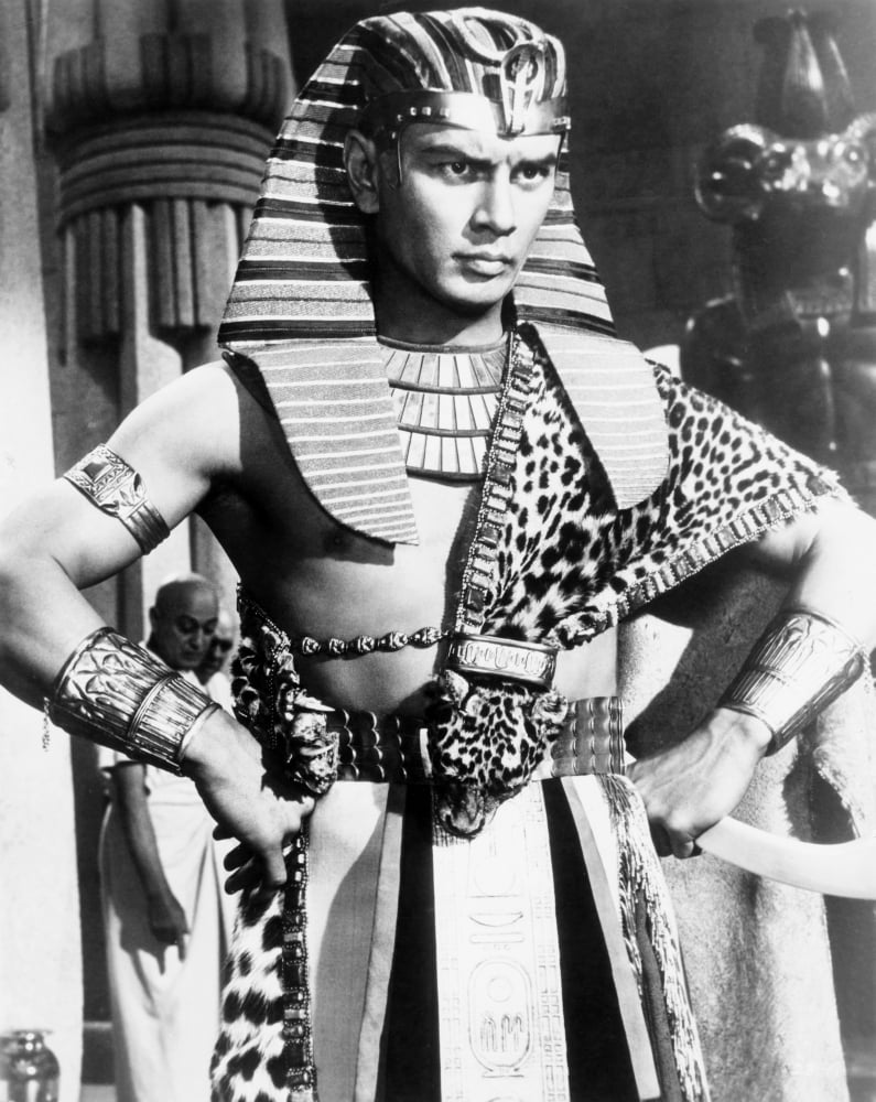 Yul Brynner photo print from The Ten Commandments movie, 1956.
