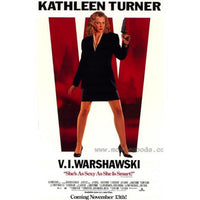 V.I. Warshawski movie poster print showcasing the iconic character.