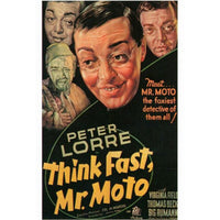 Think Fast Mr. Moto vintage movie poster print 27x40