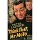 Think Fast Mr. Moto vintage movie poster print 27x40