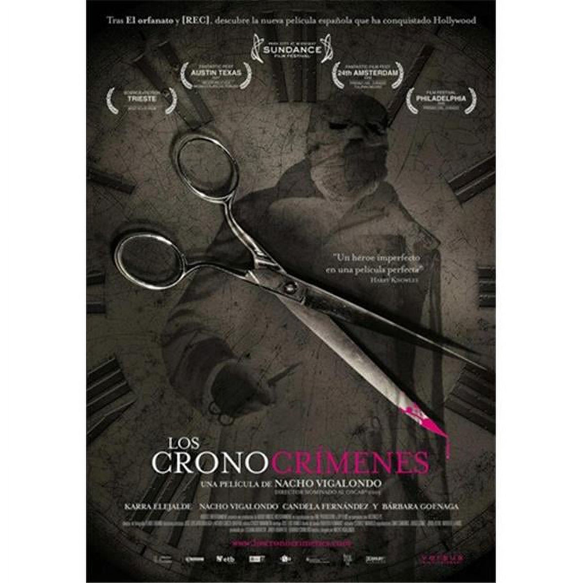 Timecrimes Movie Poster 11x17 print showcasing suspenseful design.