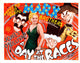 A Day At The Races movie poster print featuring the Marx Brothers and Esther Muir, 1937.
