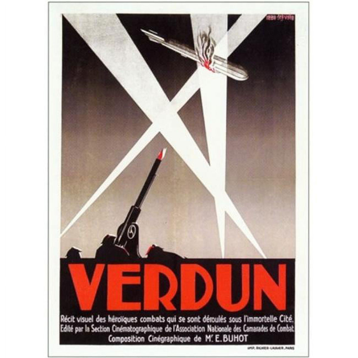 Verdun Movie Poster 11x17 print showcasing dramatic visuals and cinematic history.