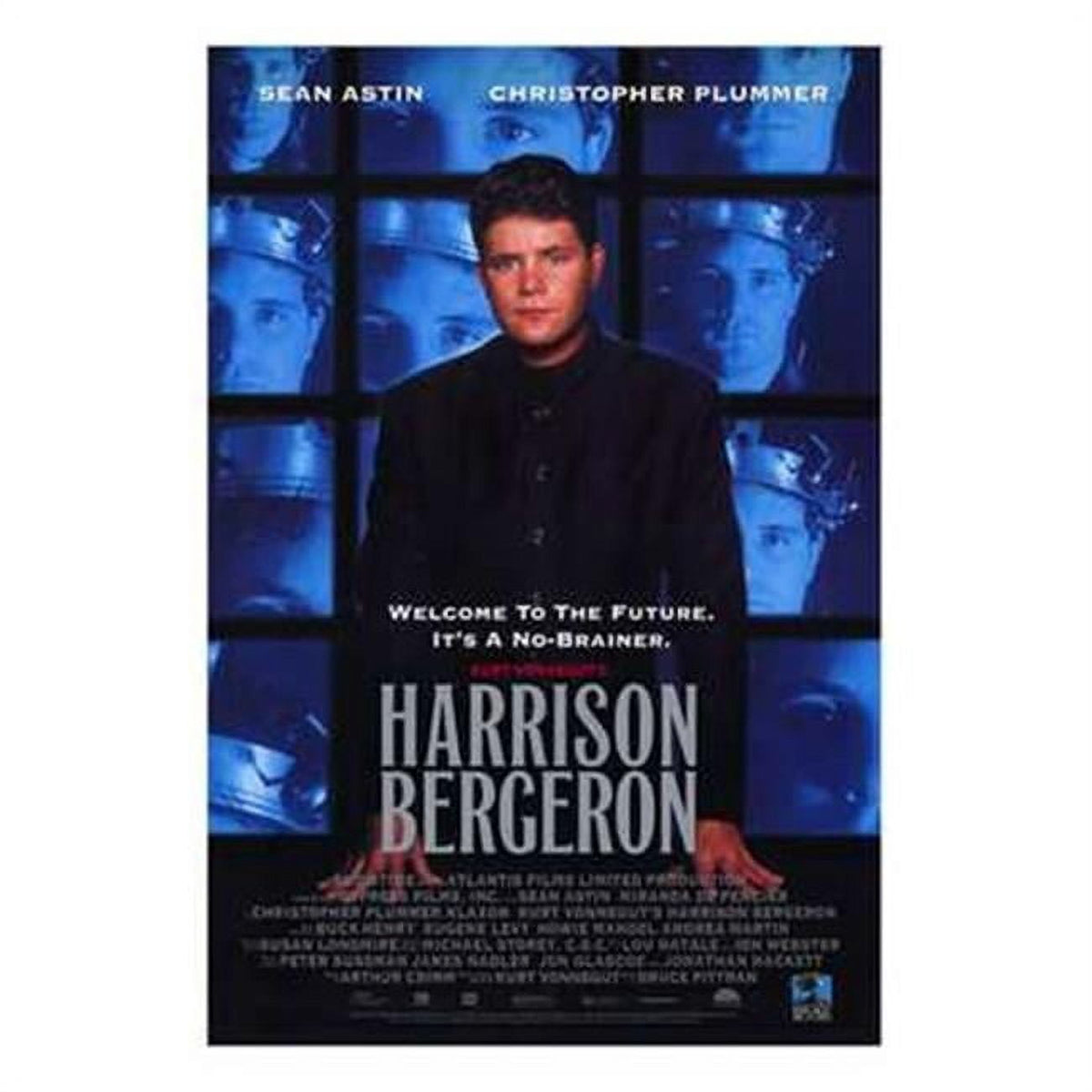 Harrison Bergeron Movie Poster 11x17 print showcasing dystopian themes.