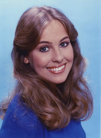 Genie Francis close-up portrait photo print showcasing her smile.