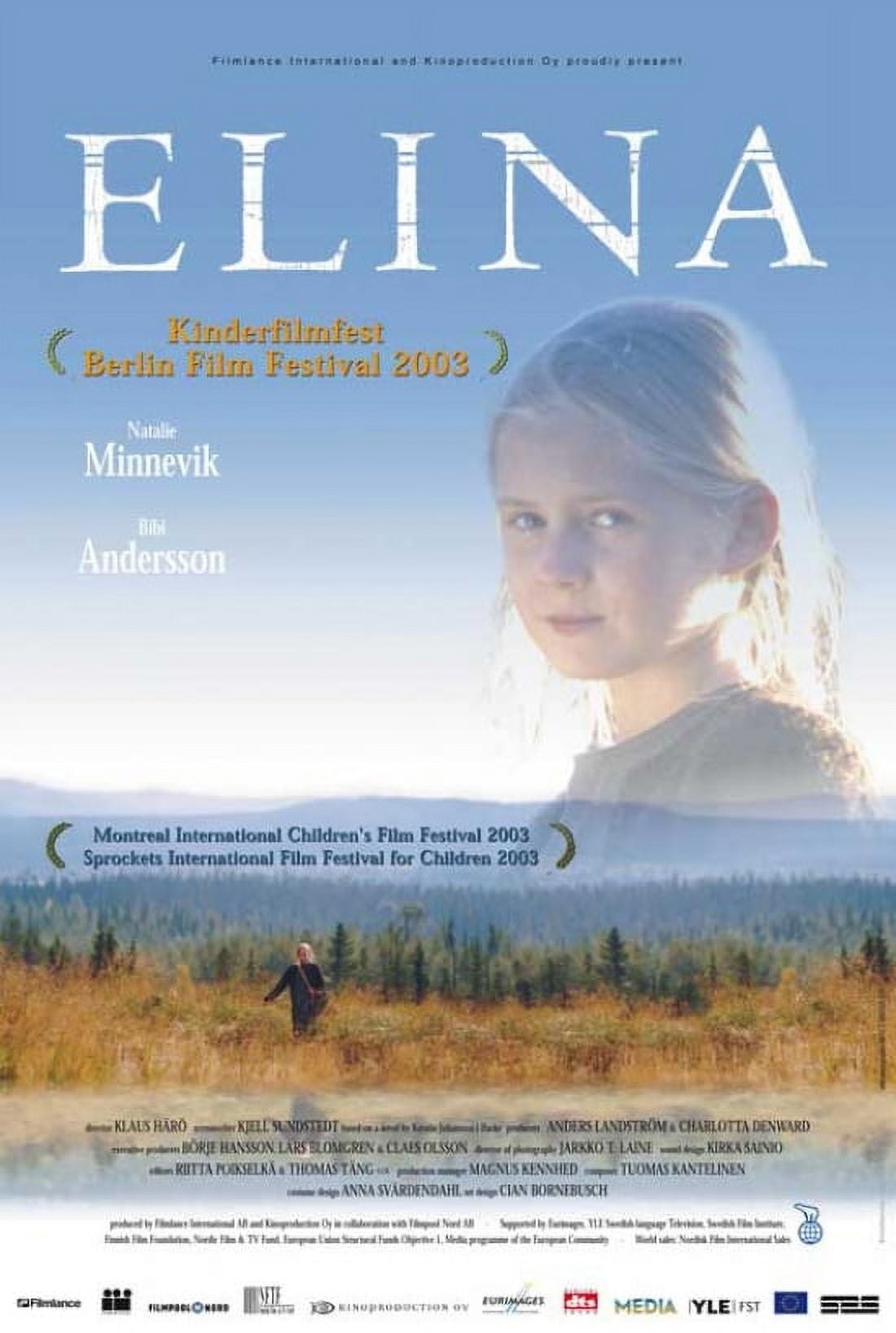 Elina Movie Poster 11x17 print showcasing cinematic art.