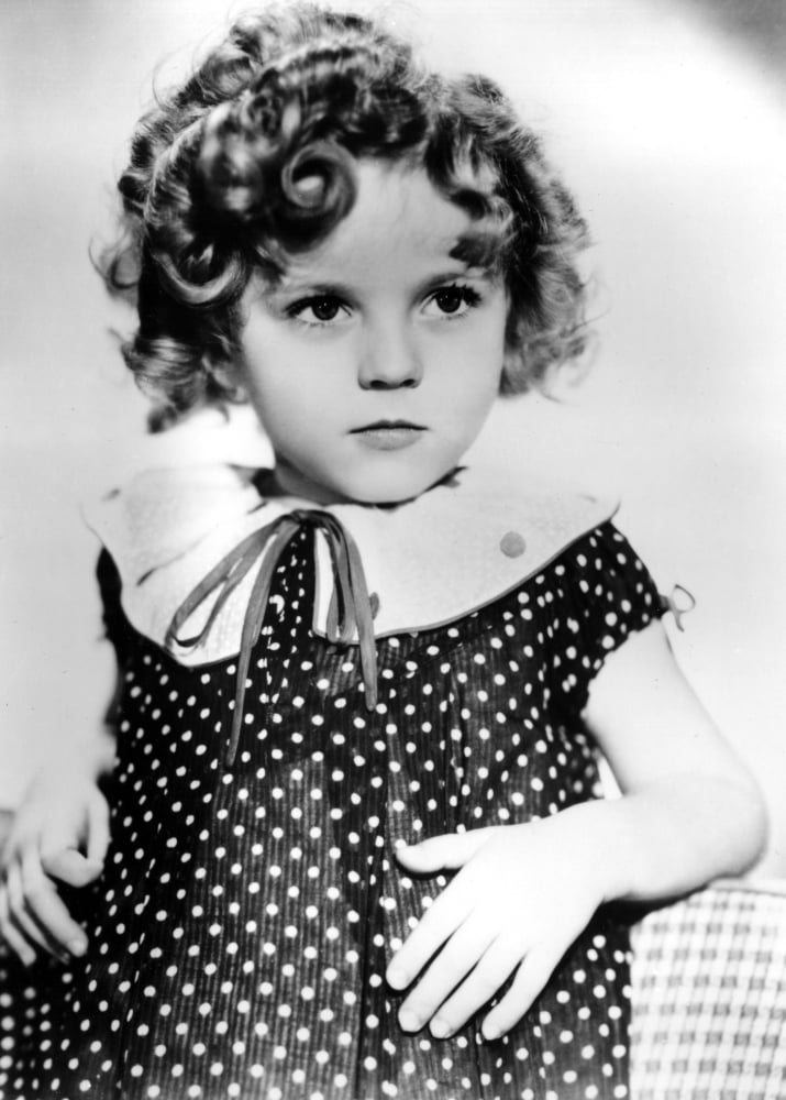 Shirley Temple vintage photo poster print from the early 1930s.
