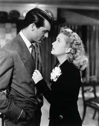 Arsenic And Old Lace photo print featuring Cary Grant and Priscilla Lane from the 1944 classic film.