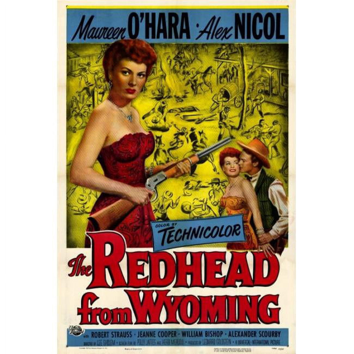 The Redhead from Wyoming Movie Poster Print 27x40