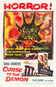 Curse Night of the Demon movie masterprint poster featuring Peggy Cummins and Dana Andrews.