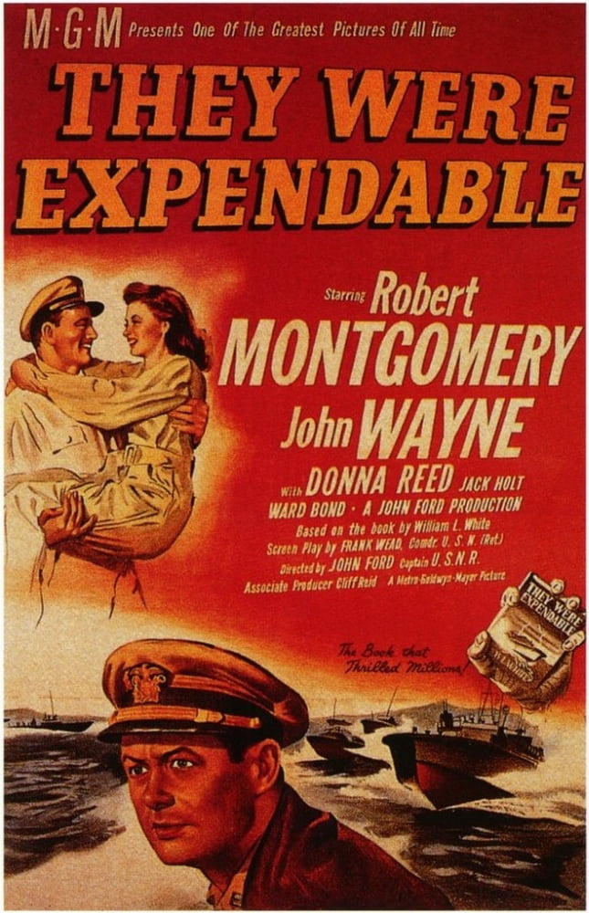 They Were Expendable movie cover photo print featuring Donna Reed.