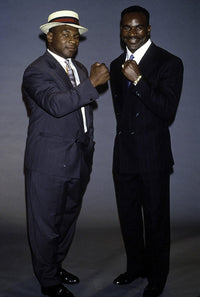 Mike Tyson and Evander Holyfield boxing photo print