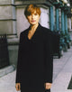 Mariska Hargitay portrait photo print in black coat