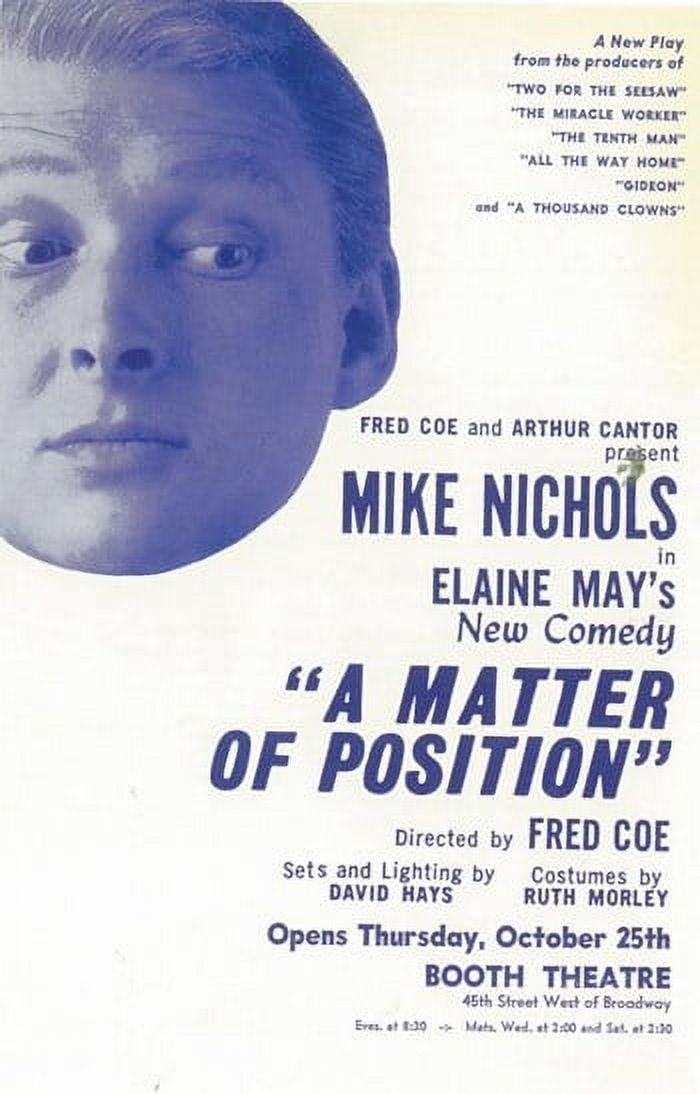 A Matter of Position Broadway movie poster 11x17 print.