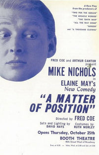 A Matter of Position Broadway movie poster 11x17 print.