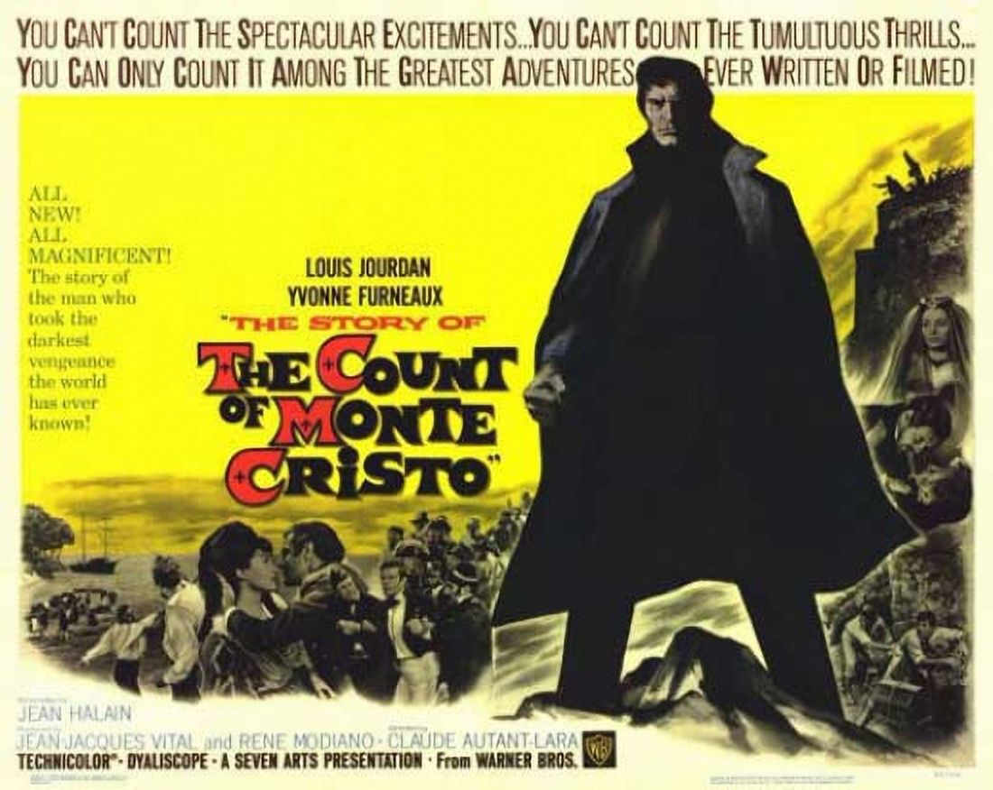 Count of Monte Cristo Movie Poster 11x14 Print