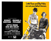 Little Fauss and Big Halsy movie poster featuring Robert Redford and Michael J. Pollard, 1970.