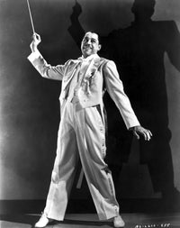 Cab Calloway photo print featuring the iconic performer with a baton.