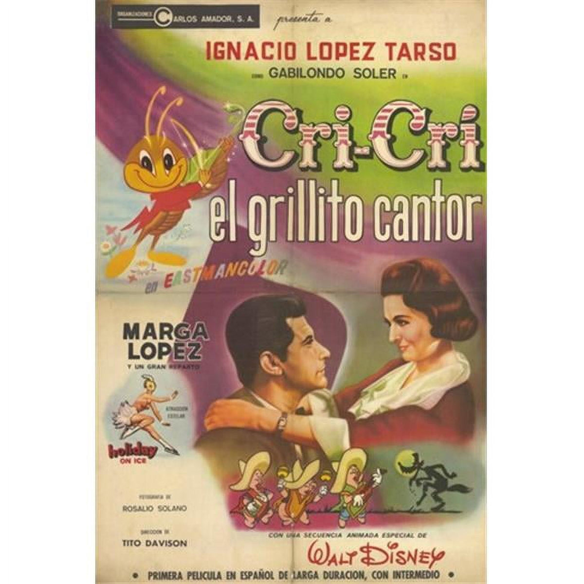 Cri Cri El Grillito Cantor Movie Poster 11x17 print