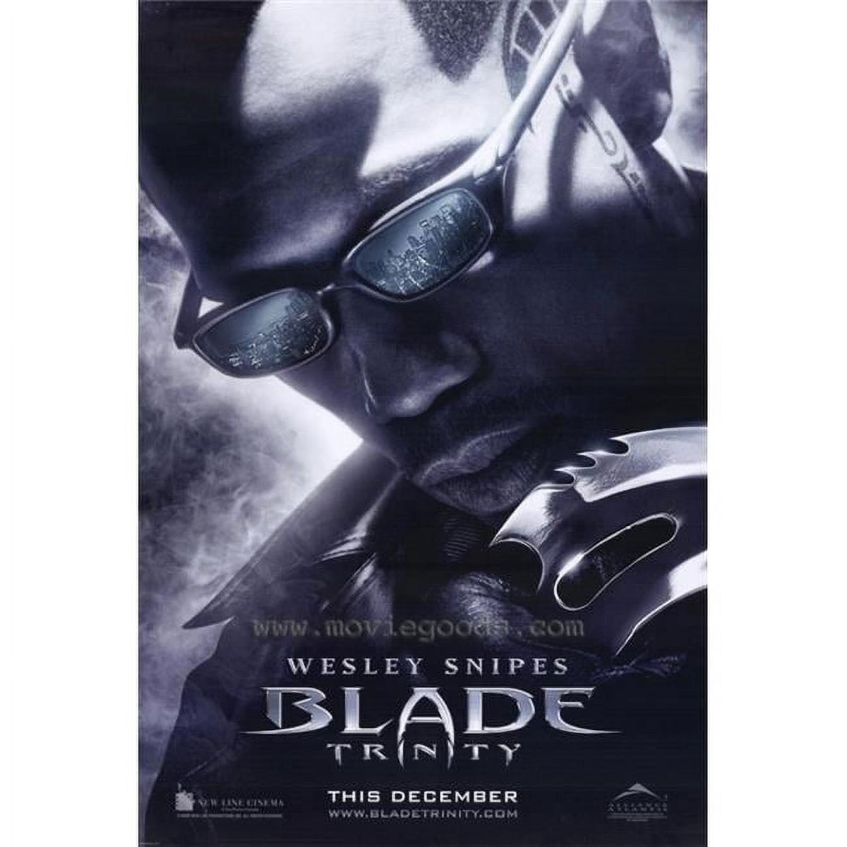 Blade: Trinity Movie Poster Print 27x40 - vibrant action film artwork.