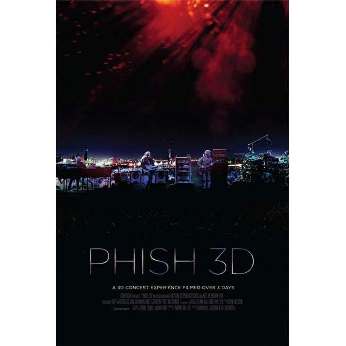 Phish 3D Movie Poster showcasing vibrant artwork for fans